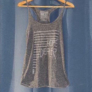 Grey light tank top